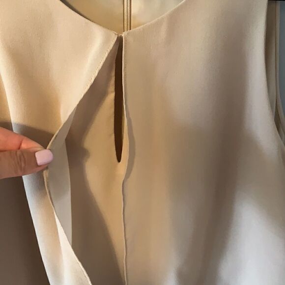 Ann Taylor Tan Tank Blouse Size 8 - Picture 2 of 7